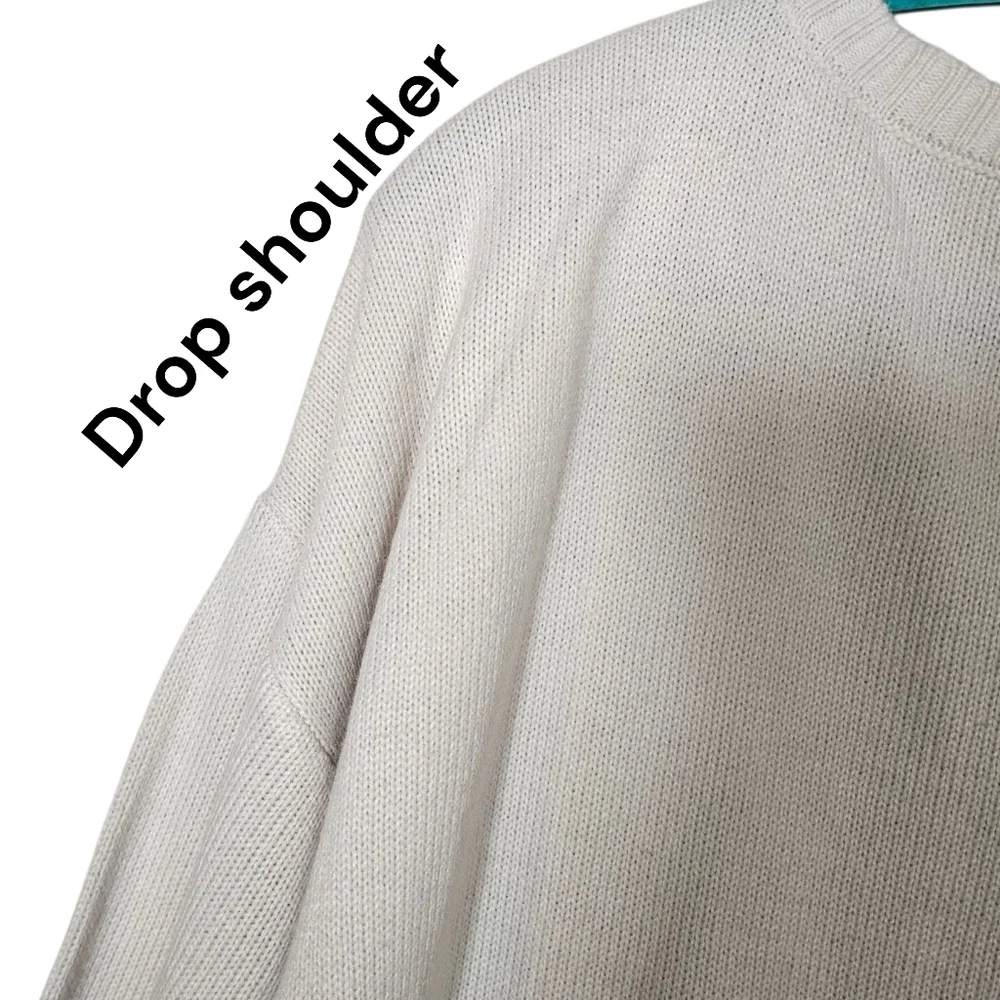 saltwater LUXE Take Me to Paradise Sweater in Cream•Size Large•NWOT! - Picture 7 of 9